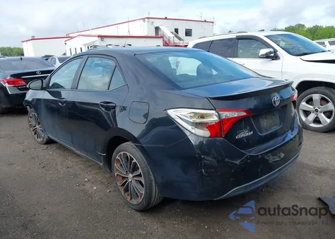 2015 Toyota Corolla S Plus z USA, uszkodzony, nr VIN 2T1BURHE7FC367459
